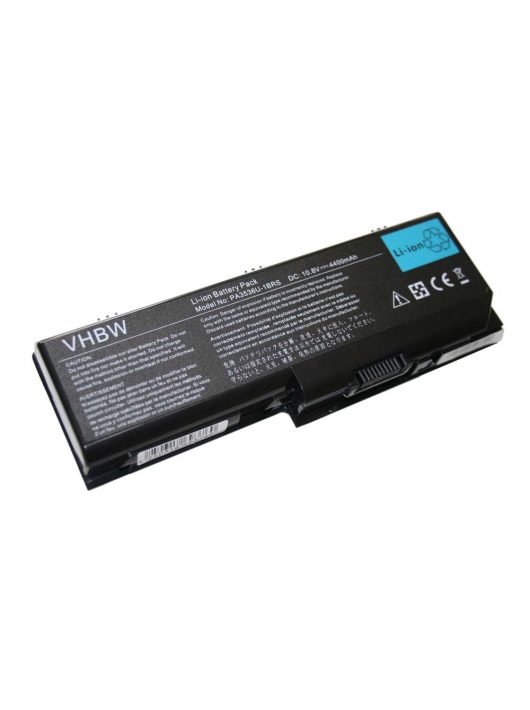 Notebook akkumulátor  Toshiba PA3536U-1BAS, PA3536U-1BRS - 4400 mAh 11,1 V Li-Ion, fekete