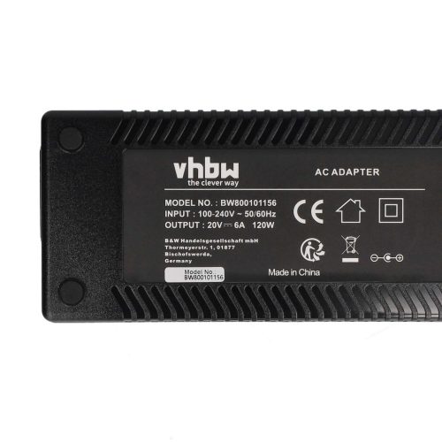 Hálózati tápadapter A01007-0960, CA01007-0890, CA01007-0930  GericomNotebookhoz stb. - 21 cm, 120 W