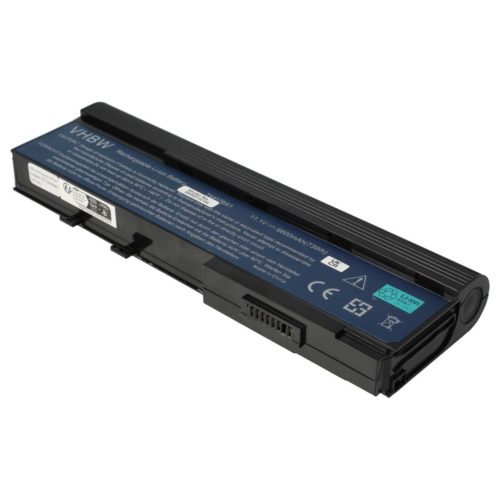 VHBW Notebook Battery Acer BT.00603.012, 934T2130F, 934C2130F - 6600 mAh 11.1 V Li-Ion, black