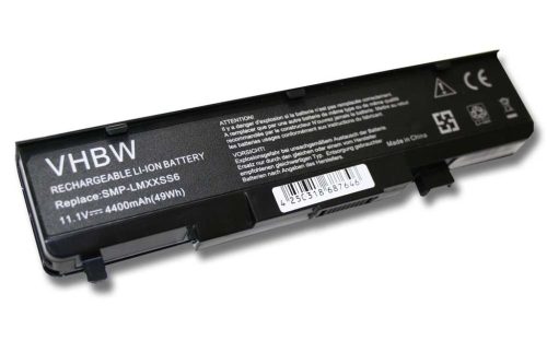 Notebook akkumulátor  Fujitsu-Siemens 21-92348-01, 21-92441-01 - 4400 mAh 11,1 V Li-Ion, fekete
