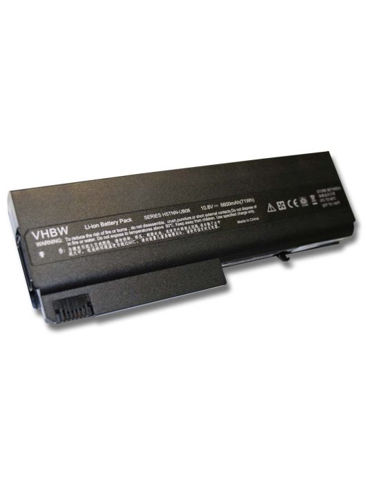 Notebook akkumulátor  HP 360483-003, 360483-004, 360483-001 - 6600 mAh 10,8 V Li-Ion, fekete