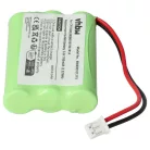 VHBW Vezetékes telefon akku NTM/BKBNB 101 13/1 - 700 mAh 3,6 V NiMH számára