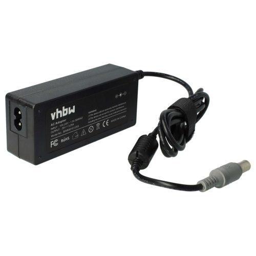 VHBW Hálózati tápadapter IBM / Lenovo 40Y7700, 40Y7696, 41N8460 modelleket IBM / LenovoNotebookhoz - 15 cm, 65 W