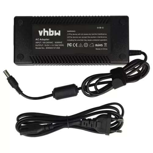 VHBW Hálózati tápadapter Sony PCGA-AC19V6, PCGA-19V7, PCGA-AC19V7  SonyNotebookhoz - 19,5 cm, 120 W