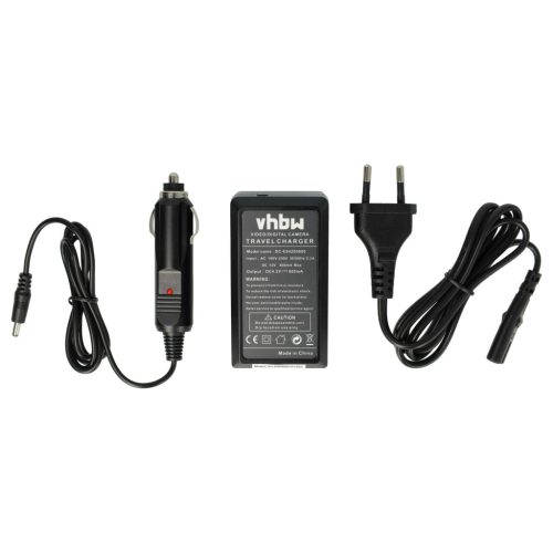 VHBW Ladegerät Casio Exilim EX-H10, EX-H20G, EX-FH100, EX-H15 HI-Zoom Digitalkamera - 0,6 A