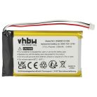 VHBW GPS Akku 384.00019.005, 0829FL22538, 5390-B101-0780 - 1200 mAh 3,7 V Li-Polymer