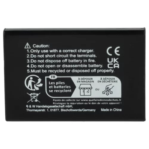 VHBW Remote Control Battery SN03043TF - 1000 mAh 3.6 V Li-Ion
