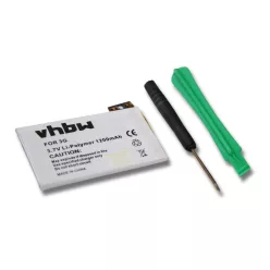   VHBW Mobile Phone Battery Apple 616-0346, 616-0366, 616-0347 - 1200 mAh 3.7 V Li-polymer + tools