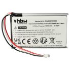 VHBW GPS Akku HYB8030450L1401S1MPX, MA3060 - 1400 mAh 3,7 V Li-Ion