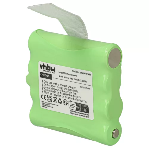 VHBW Radio Akku BATT6R, BATT-6R - 700 mAh 4,8 V NiMH