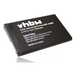   VHBW Mobile Phone Battery for LG SBPL0098901, IP-430N - 700 mAh 3.7 V Li-Ion