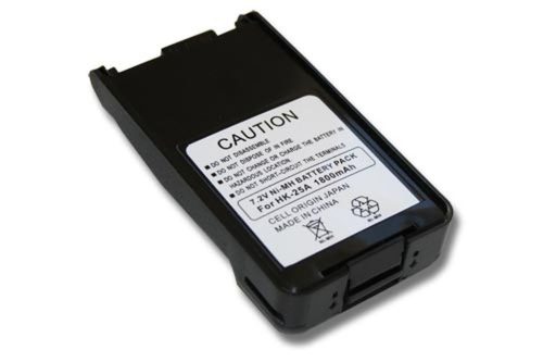 VHBW Radio Battery for Kenwood KNB-24L, KNB-24LX, KNB-24, KNB-24Li, KNB-25 - 1800 mAh 7.2 V NiMH