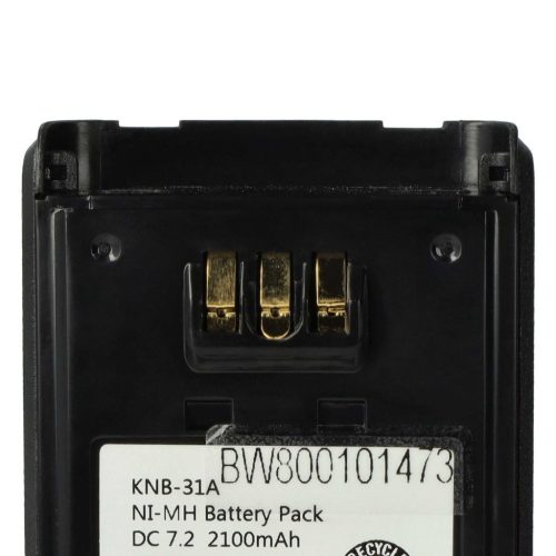 VHBW Radio battery Kenwood KNB-41NC, KNB-32N, KNB-31A, KNB-33L - 2100 mAh 7.2 V NiMH