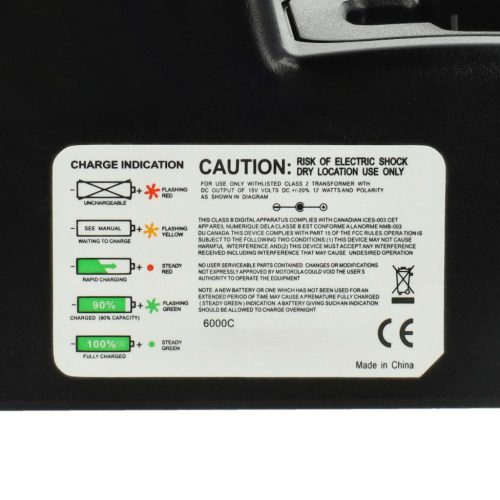 VHBW Ladegerät + Netzadapter für Motorola HNN9013 Radioakkus - 7,2 V, 0,5 A