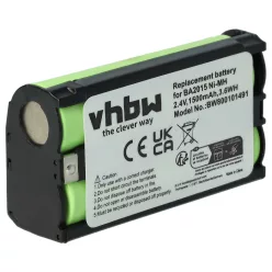   VHBW Mikrofonakku Sennheiser BA2015, BA-2015 - 1500 mAh 2,4 V NiMH