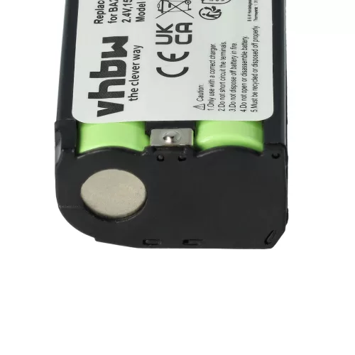 VHBW Mikrofonakku Sennheiser BA2015, BA-2015 - 1500 mAh 2,4 V NiMH