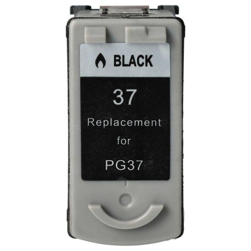 VHBW Canon PG-37 Tintapatron - Fekete, Újratöltött 12 ml
