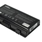 VHBW Notebook akkumulátor  Asus 90-NQK1B1000Y, A32-C51, A32-T12 - 4400 mAh 11,1 V Li-Ion, fekete