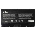 VHBW Notebook akkumulátor  Asus 90-NQK1B1000Y, A32-C51, A32-T12 - 4400 mAh 11,1 V Li-Ion, fekete