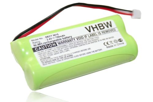 Vezetékes telefon akku Audioline 08C/CP18NM-hez - 750 mAh 2,4 V NiMH