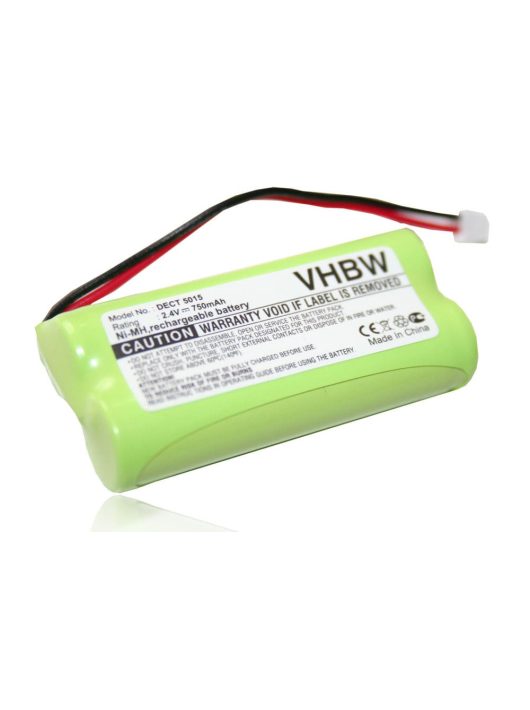 Vezetékes telefon akku Audioline 08C/CP18NM-hez - 750 mAh 2,4 V NiMH