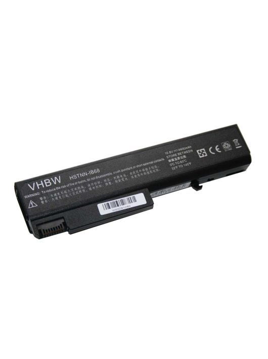 Notebook akkumulátor  HP 484786-001, 491173-543, HSTNN-144C-A - 4400 mAh 10,8 V Li-Ion, fekete