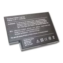   VHBW Notebook akkumulátor  HP / Compaq 294038-182, 113955-001 - 4400 mAh 14,8 V Li-Ion, fekete
