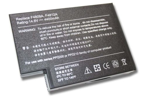 VHBW Notebook akkumulátor  HP / Compaq 294038-182, 113955-001 - 4400 mAh 14,8 V Li-Ion, fekete