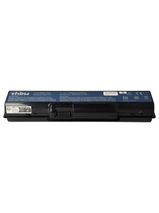 Notebook akkumulátor  Acer AS07A31, AS07A32, AS07A42, AS07A41 - 8800 mAh 11,1 V Li-Ion, fekete