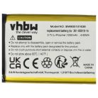 VHBW GPS Akku Garmin 361-00019-14 - 1250 mAh 3,7 V Li-Polymer