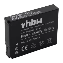   Camera Battery for GoPro ABPAK-001, AHDBT-002, AHDBT-001 - 1100 mAh 3.7 V Li-Ion