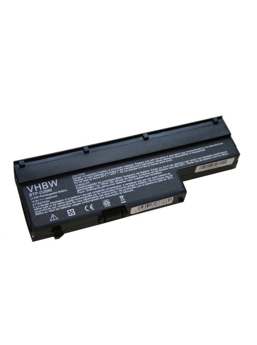 Notebook akkumulátor  Medion 40029779, BTP-CMBM, 40027608, 40026269 - 4400 mAh 14,8 V Li-Ion, fekete