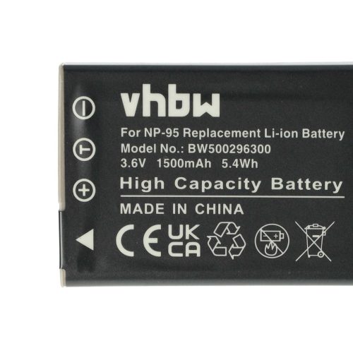 VHBW Battery for Ricoh DB-90 - 1500 mAh, 3.6 V, Li-Ion
