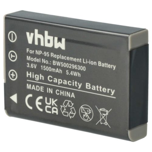 VHBW Battery for Ricoh DB-90 - 1500 mAh, 3.6 V, Li-Ion