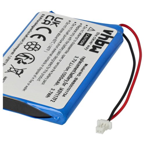 VHBW GPS Akku IA3Y117F2 - 1000 mAh 3,7 V Li-Ion