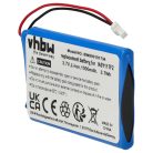 VHBW GPS Akku IA3Y117F2 - 1000 mAh 3,7 V Li-Ion