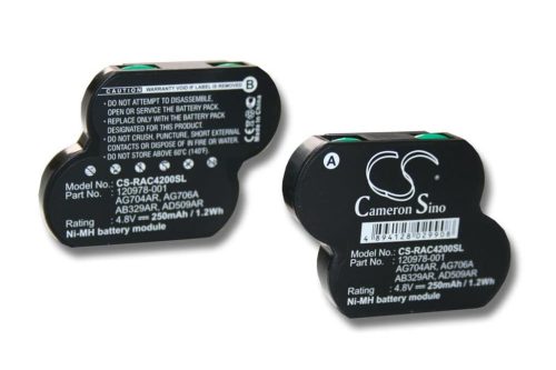 RAID-vezérlő elem a Compaq 106036-B21, 114466-B21, 120978-001 típusokhoz - 250 mAh 4,8 V NiMH