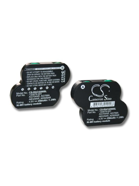 RAID-vezérlő elem a Compaq 106036-B21, 114466-B21, 120978-001 típusokhoz - 250 mAh 4,8 V NiMH