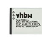 VHBW Akku für Olympus Li-70B - 500 mAh, 3,6 V, Li-Ion