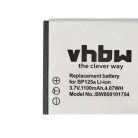 Videokamera Akku für Samsung IA-BP125A - 1100 mAh 3,6 V Li-Ion