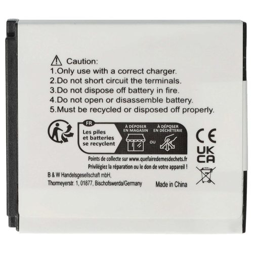 Videokamera Akku für Samsung IA-BP125A - 1100 mAh 3,6 V Li-Ion