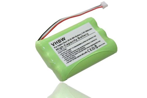 Vezetékes telefon akku Agfeo 23NO09TT30, 84743411, AH-AAA600F - 600 mAh 3,6 V NiMH