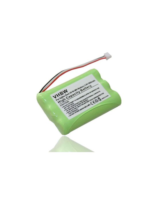 Vezetékes telefon akku Agfeo 23NO09TT30, 84743411, AH-AAA600F - 600 mAh 3,6 V NiMH