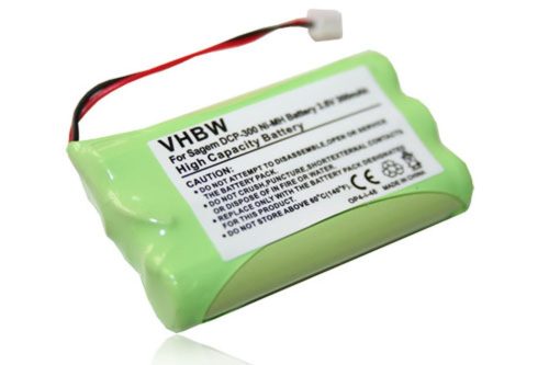 Vezetékes telefon akku a T307, GP 30AAAAH3BMX-hez - 300 mAh 3,6 V NiMH