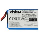 VHBW GPS Akku VF1A, HM9440232488, AHL03711012 - 1100 mAh 3,7 V Li-Ion