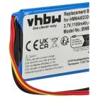 VHBW GPS Akku HM9420236853, AHL03711008 - 1100 mAh 3,7 V Li-Ion