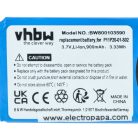 VHBW GPS Akku 6027A0089521 - 900 mAh 3,7 V Li-Ion