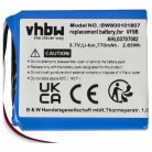 VHBW GPS Battery VF9B, AHL03706001, AHL03707002, VF9 - 770 mAh 3.7 V Li-Ion