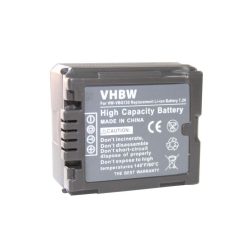   Videokamera Akku für Panasonic VW-VBG260, VW-VBG070, VW-VBG130 - 1000 mAh 7,2 V Li-Ion
