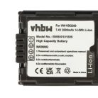 Videokamera akkumulátor Panasonic VW-VBG260-hoz - 2000 mAh 7,2 V Li-Ion